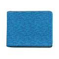 Blue Knitted Pattern Print Bifold Wallet