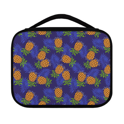 Blue Leaf Pineapple Pattern Print Classic Bible Case