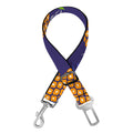 Blue Leaf Pineapple Pattern Print Dog Seat Belt