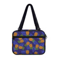 Blue Leaf Pineapple Pattern Print Double Strap Bible Bag