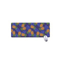 Blue Leaf Pineapple Pattern Print Extended Mouse Pad