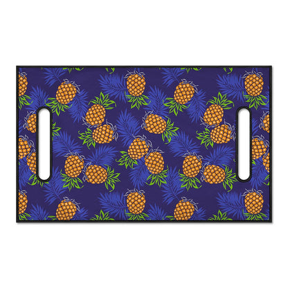 Blue Leaf Pineapple Pattern Print Golf Cart Seat Cover