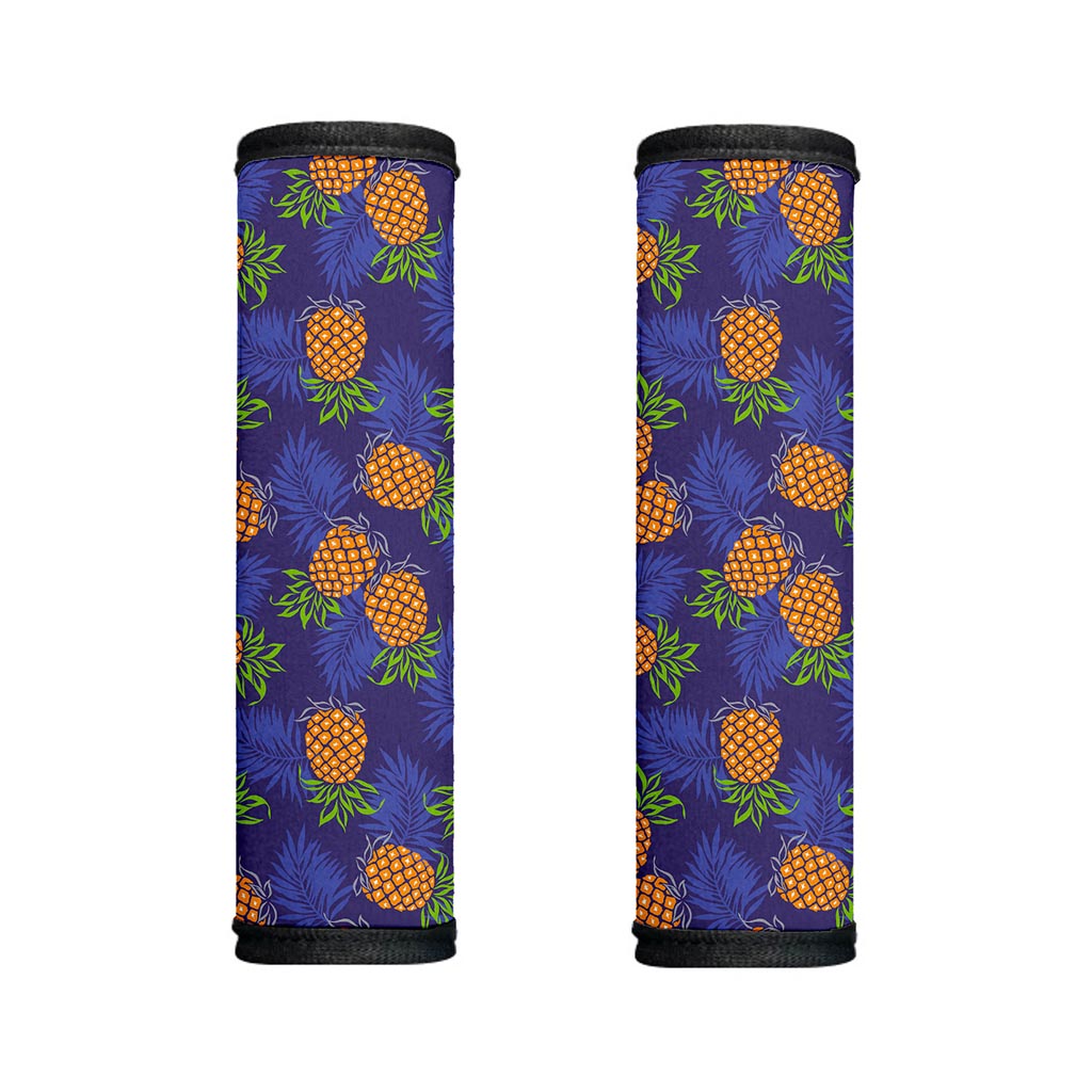 Blue Leaf Pineapple Pattern Print Handle Covers