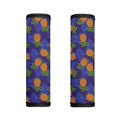 Blue Leaf Pineapple Pattern Print Handle Covers