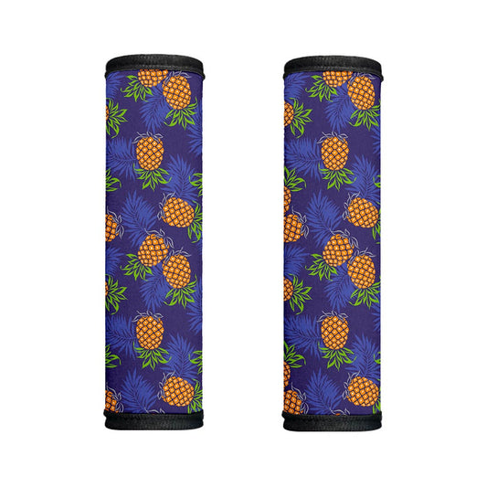 Blue Leaf Pineapple Pattern Print Handle Covers