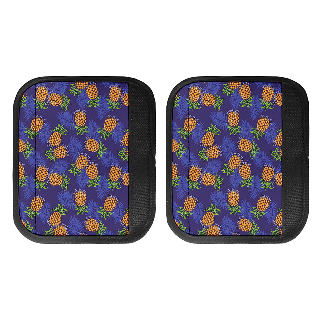 Blue Leaf Pineapple Pattern Print Handle Covers