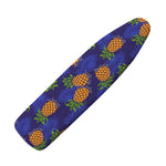 Blue Leaf Pineapple Pattern Print Ironing Board Cover