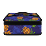 Blue Leaf Pineapple Pattern Print Small Lunch Bag