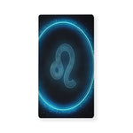 Blue Leo Zodiac Sign Print Baby Crib Sheet