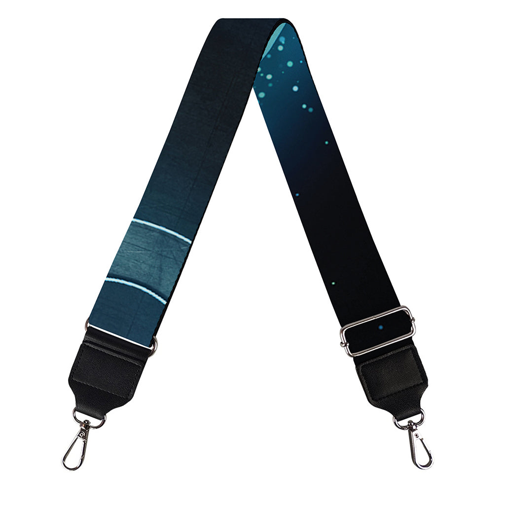Blue Leo Zodiac Sign Print Bag Strap