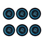 Blue Leo Zodiac Sign Print Coaster Set