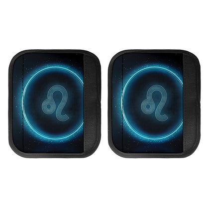 Blue Leo Zodiac Sign Print Handle Covers