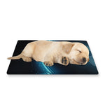Blue Leo Zodiac Sign Print Pet Cooling Mat Cover