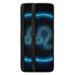 Blue Leo Zodiac Sign Print Refrigerator Handle Covers