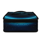 Blue Leo Zodiac Sign Print Small Lunch Bag