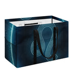 Blue Leo Zodiac Sign Print Utility Tote Bag