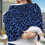 Blue Leopard Print Baby Seat Cover