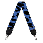 Blue Leopard Print Bag Strap