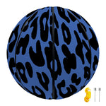 Blue Leopard Print Basketball