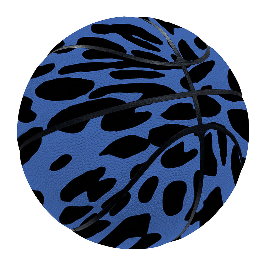 Blue Leopard Print Basketball