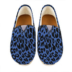 Blue Leopard Print Casual Shoes