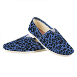 Blue Leopard Print Casual Shoes