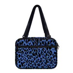 Blue Leopard Print Double Strap Bible Bag