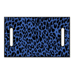 Blue Leopard Print Golf Cart Seat Cover