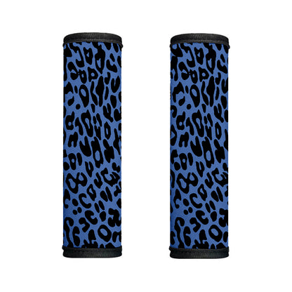 Blue Leopard Print Handle Covers