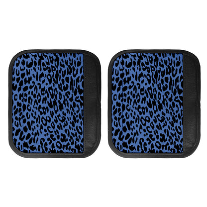 Blue Leopard Print Handle Covers