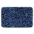 Blue Leopard Print Indoor Door Mat