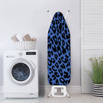 Blue Leopard Print Ironing Board Cover