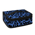 Blue Leopard Print Small Lunch Bag