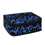 Blue Leopard Print Small Lunch Bag