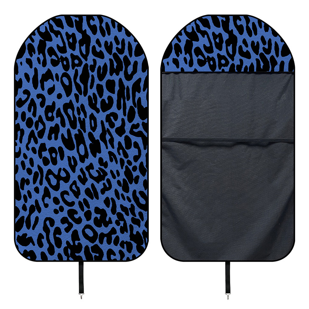 Blue Leopard Print Waterproof Car Seat Cover