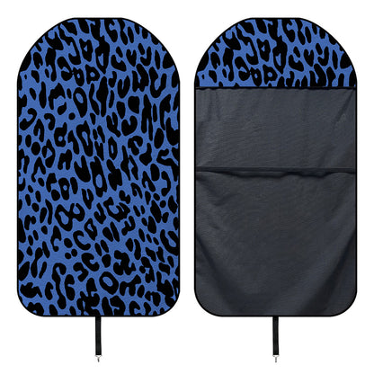Blue Leopard Print Waterproof Car Seat Cover