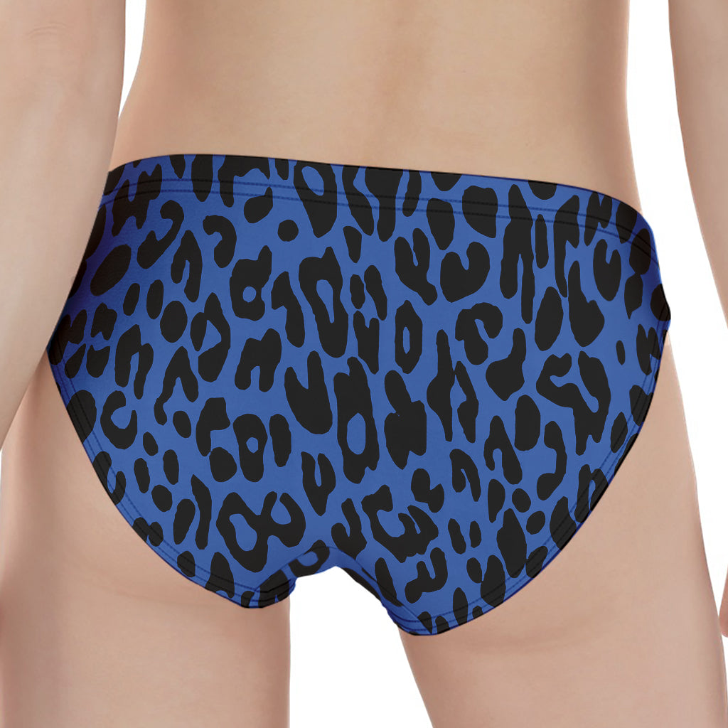 Blue Leopard Print Women's Panties