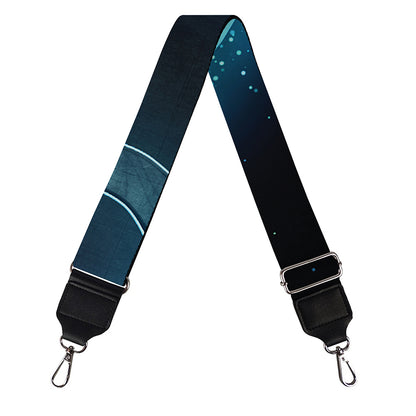 Blue Libra Zodiac Sign Print Bag Strap
