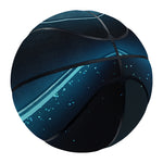 Blue Libra Zodiac Sign Print Basketball