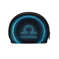 Blue Libra Zodiac Sign Print Coin Purse