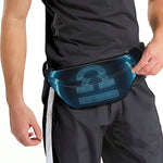 Blue Libra Zodiac Sign Print Fanny Pack
