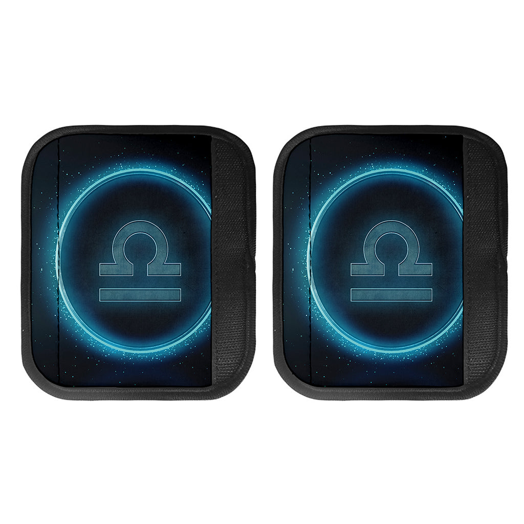 Blue Libra Zodiac Sign Print Handle Covers