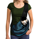 Blue Libra Zodiac Sign Print Pet Sling Carrier