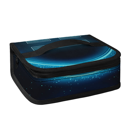 Blue Libra Zodiac Sign Print Small Lunch Bag