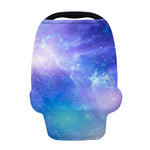 Blue Light Nebula Galaxy Space Print Baby Seat Cover