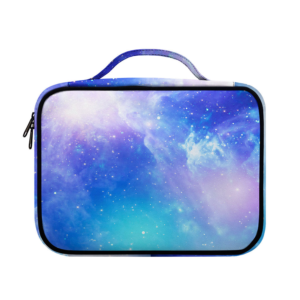Blue Light Nebula Galaxy Space Print Briefcase Bible Bag