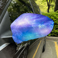 Blue Light Nebula Galaxy Space Print Car Side Mirror Covers