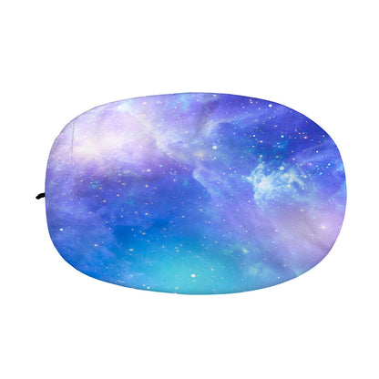 Blue Light Nebula Galaxy Space Print Car Side Mirror Covers