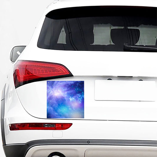Blue Light Nebula Galaxy Space Print Car Sticker