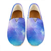 Blue Light Nebula Galaxy Space Print Casual Shoes